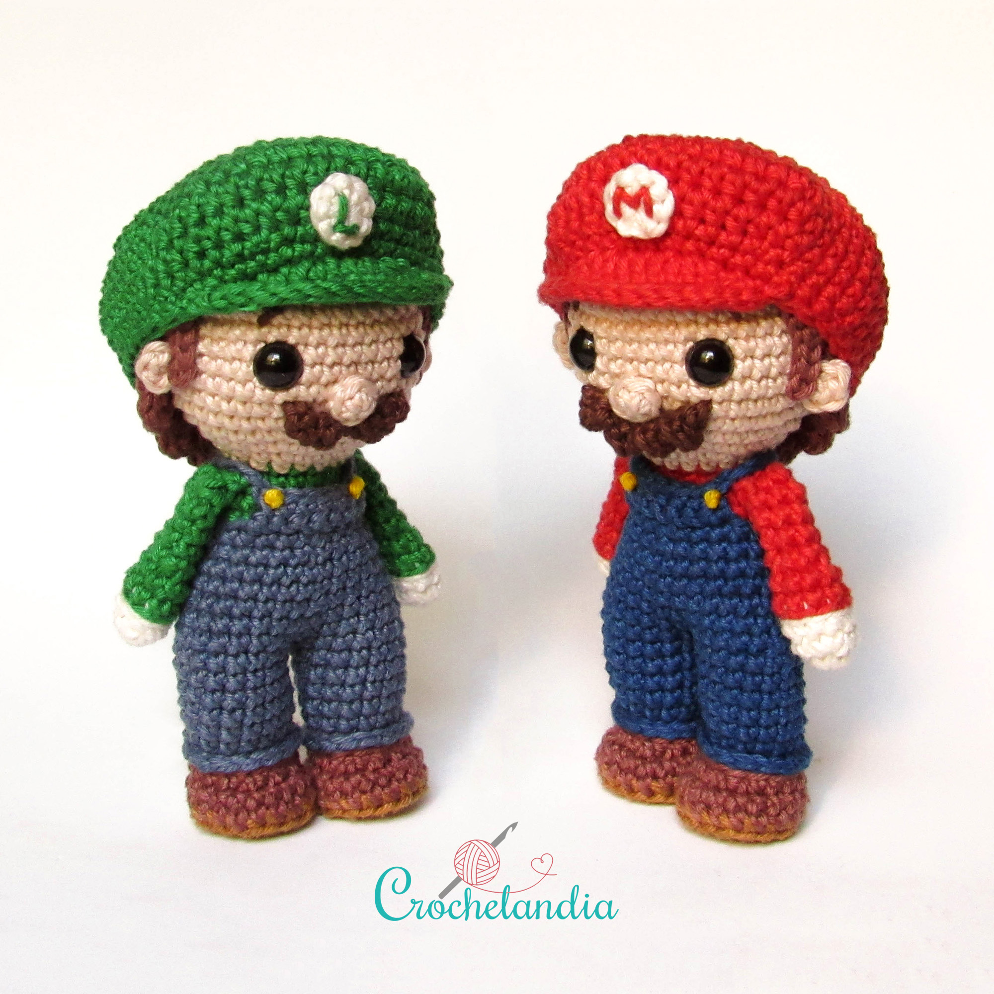 Mario & Luigi - by Crochelandia