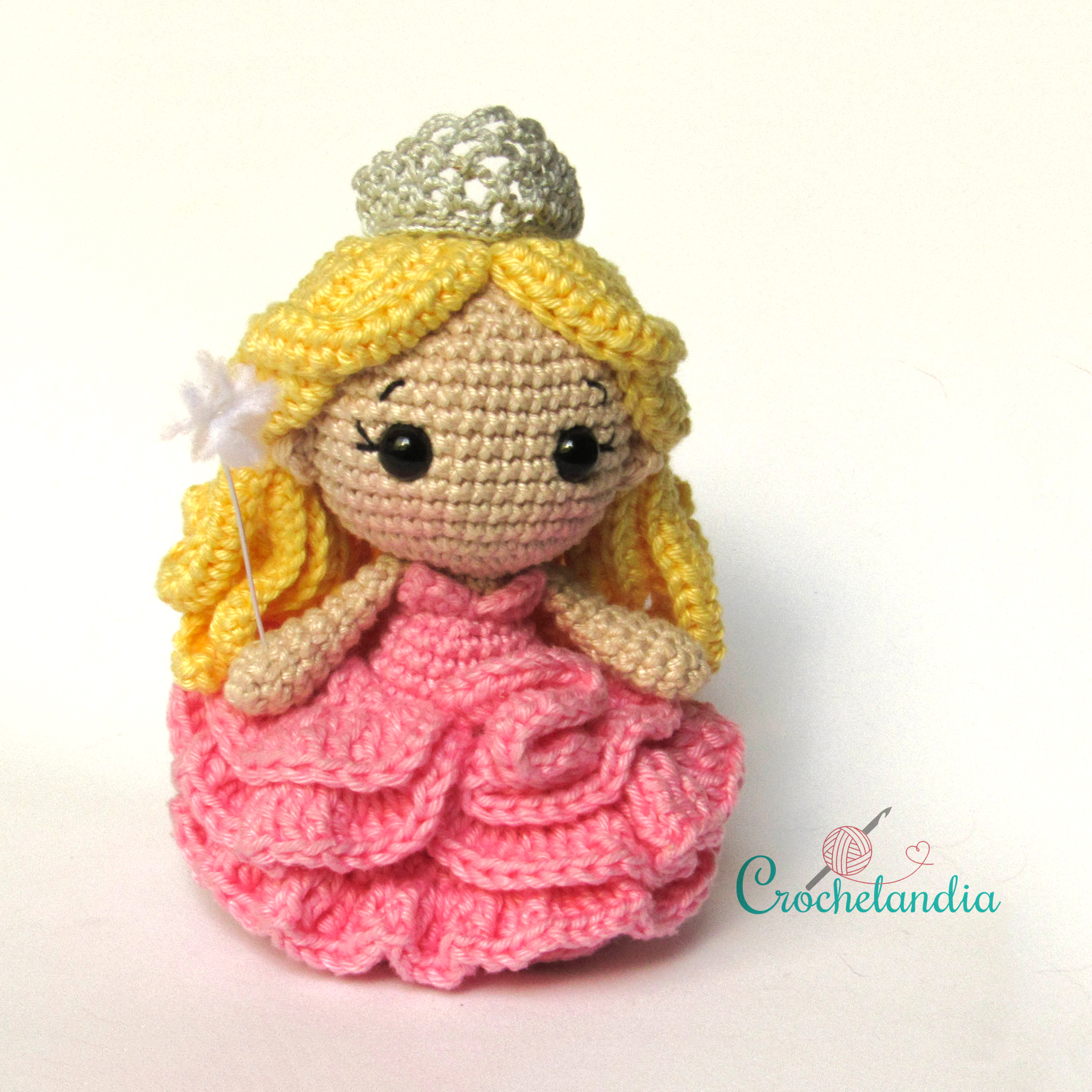 Toy art Glinda - by Crochelandia
